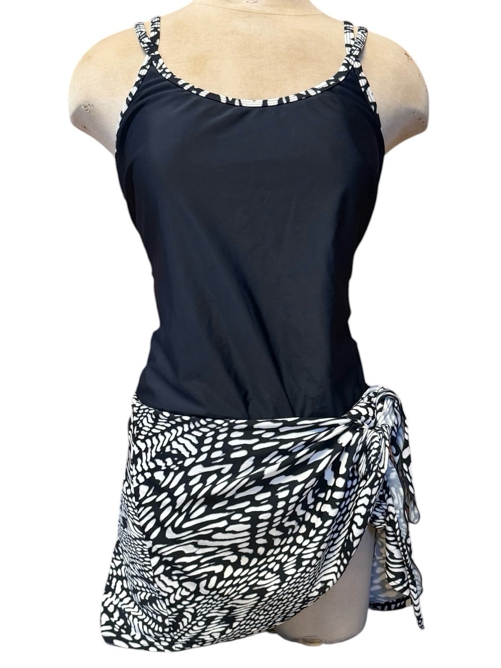 Christina Swimsuit One Piece Sarong Front Swim Dress Swimdress 18W